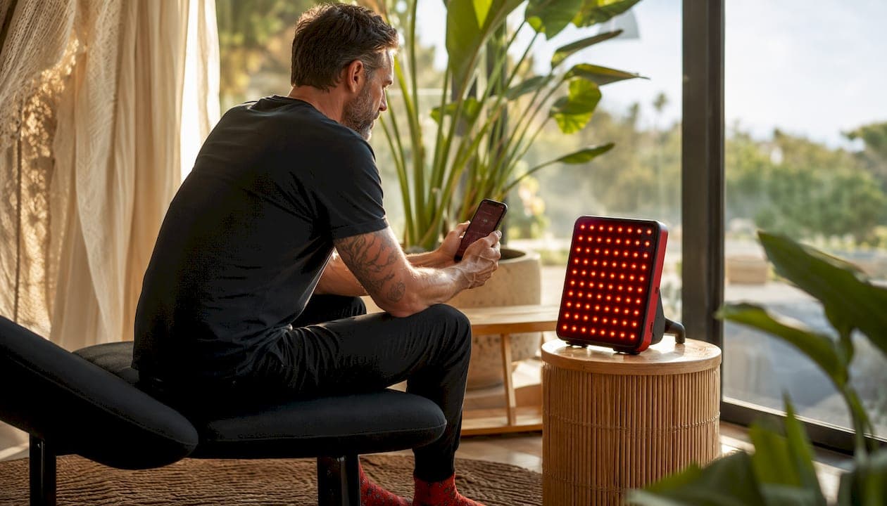 Red Light Therapy App: Restoration Guide for Men 30+