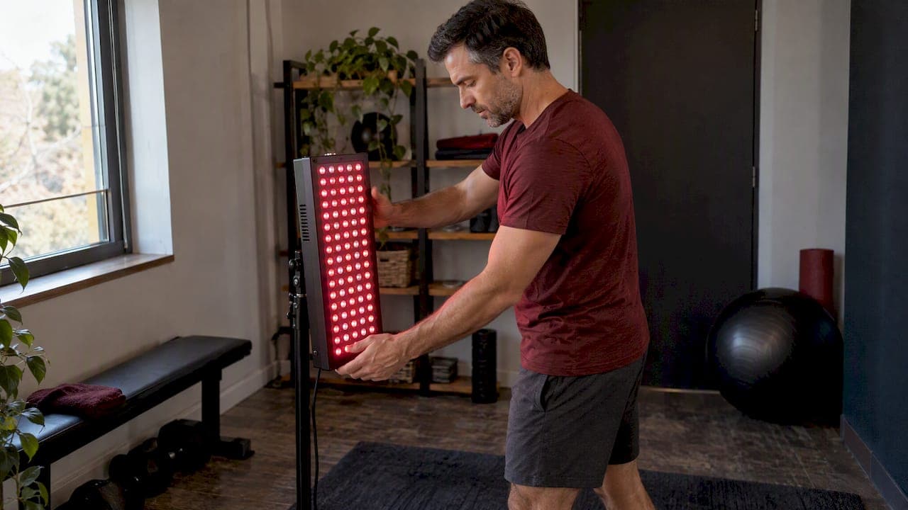 Men: 633–670 nm and 810–890 nm, Red Light and Testosterone